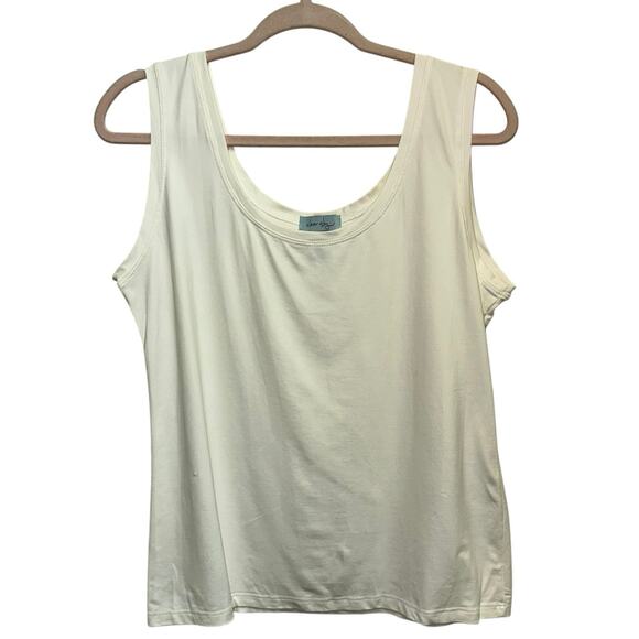 Clear Sky Cream Soft Tank Top - Picture 1 of 4